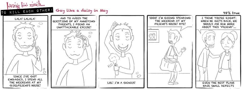 Gay like a daisy in May