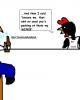 Chickens in suits