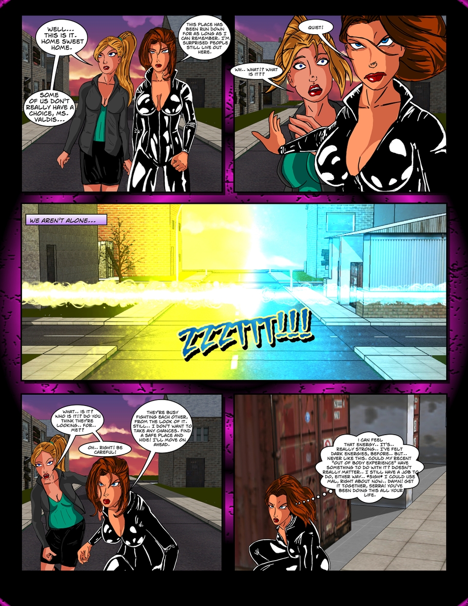 Page 18: Walking into the fight!