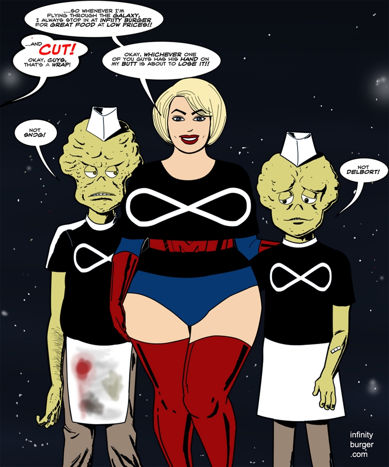 Guest Art -  "Eat at Snog's" by Darrellsan: creator of The Blonde Marvel