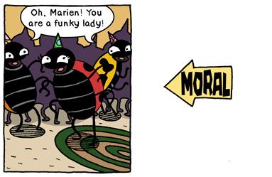 Marien & The Great Party Debacle - pages 28 & 29