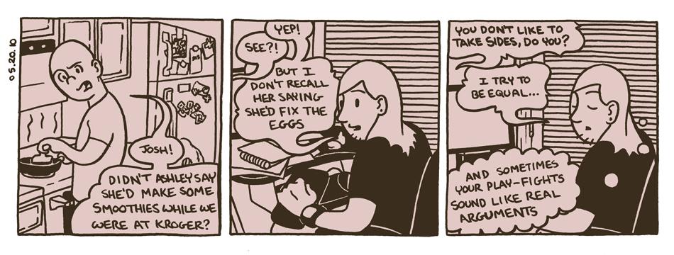 May 20, 2010 - eggs for dinner