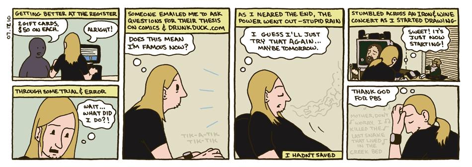 July 17, 2010 - failures & redemption