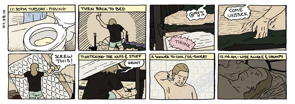 July 28, 2010 - broken bed