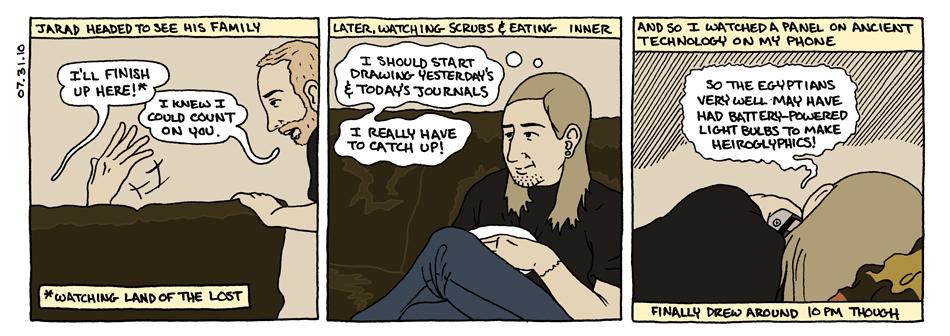 July 31, 2010 - unwinding (after work)