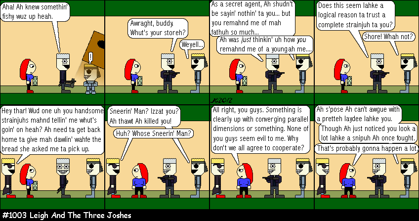 Don Josh #1003: Leigh And The Three Joshes