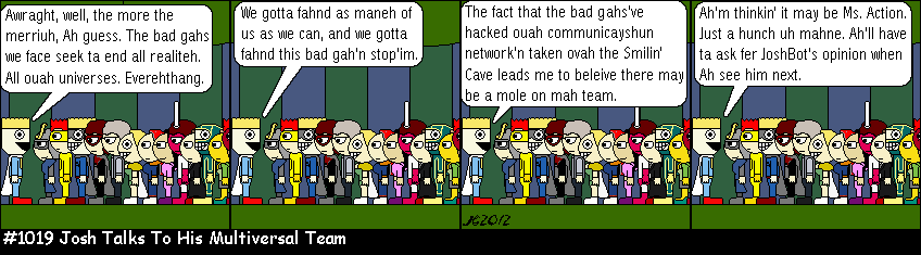 Don Josh #1019: Josh Talks To His Multiversal Team