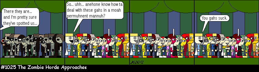 Don Josh #1025: The Zombie Horde Approaches