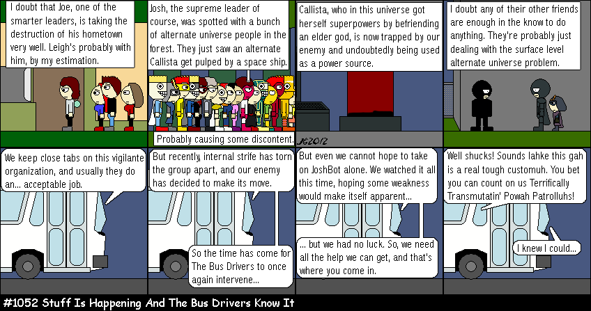 Don Josh #1052: Stuff Is Happening And The Bus Drivers Know It