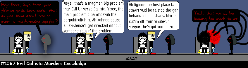 Don Josh #1067: Evil Callista Murders Knowledge