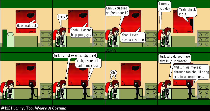 Don Josh #1101: Larry, Too, Wears A Costume