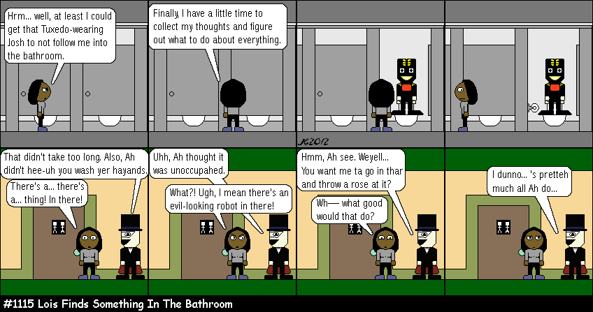 Don Josh #1115: Lois Finds Something In The Bathroom
