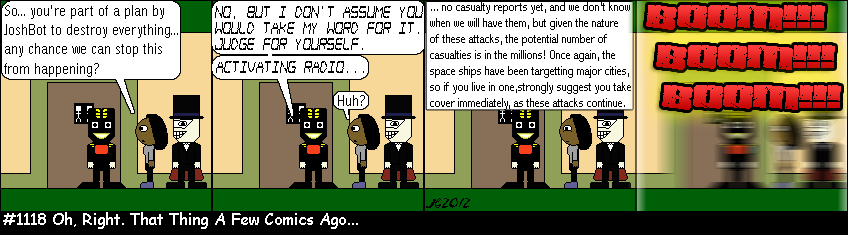 Don Josh #1118: Oh, Right. That Thing A Few Comics Ago...