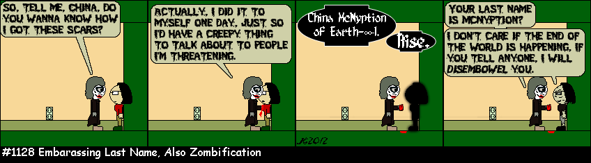 Don Josh #1128: Embarassing Last Name, Also Zombification