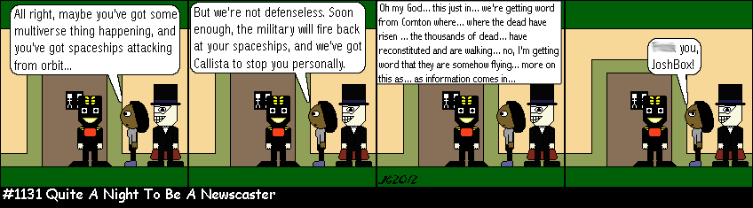 Don Josh #1131: Quite A Night To Be A Newscaster