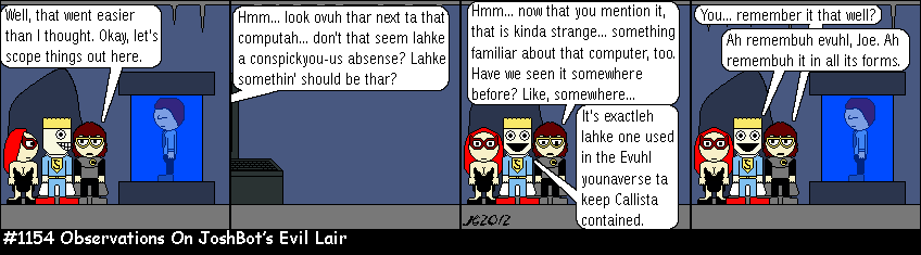 Don Josh #1154: Observations On JoshBot’s Evil Lair
