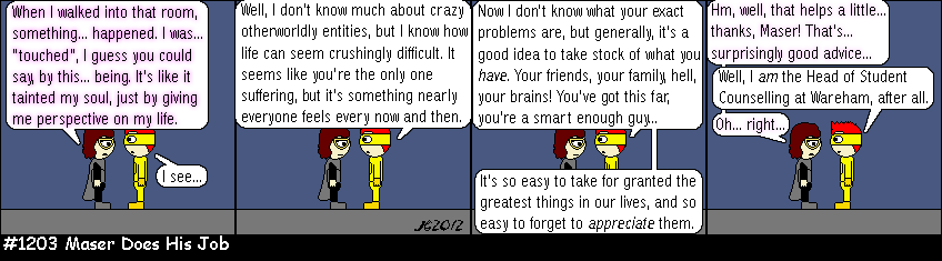 Don Josh #1203: Maser Does His Job