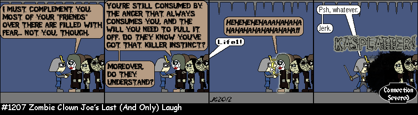 Don Josh #1207: Zombie Clown Joe’s Last (And Only) Laugh