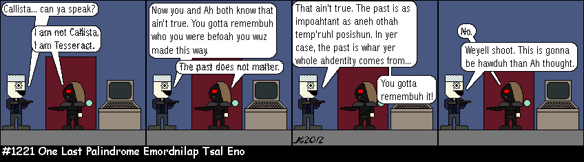 Don Josh #1221: One Last Palindrome Emordnilap Tsal Eno