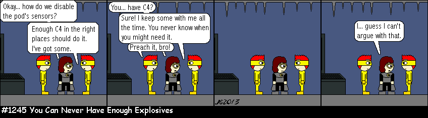 Don Josh #1245: You Can Never Have Enough Explosives