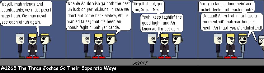 Don Josh #1268: The Three Joshes Go Their Separate Ways