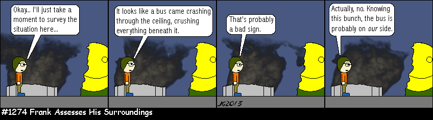 Don Josh #1274: Frank Assesses His Surroundings