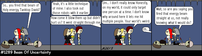 Don Josh #1289: Beam Of Uncertainty