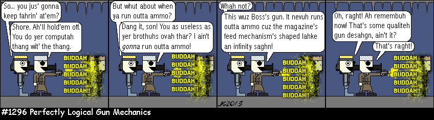 Don Josh #1296: Perfectly Logical Gun Mechanics