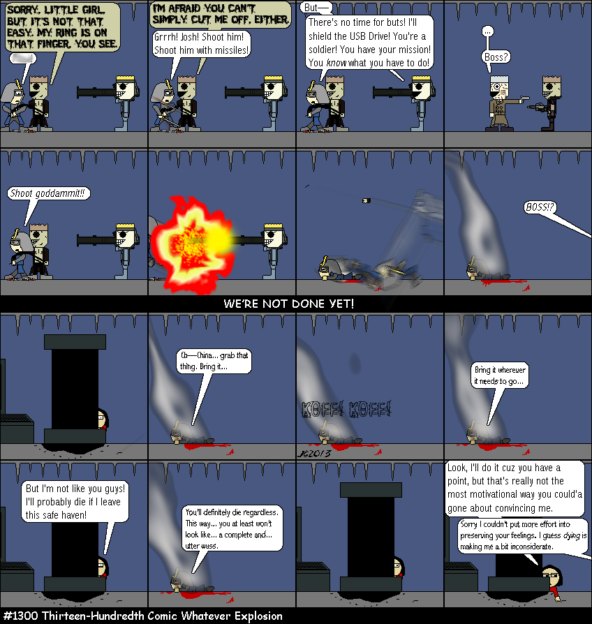 Don Josh #1300: Thirteen-Hundredth Comic Whatever Explosion