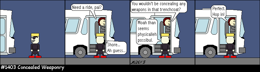 Don Josh #1403: Concealed Weaponry