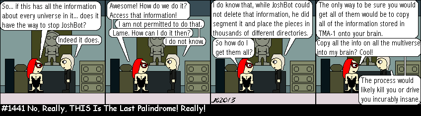 Don Josh #1441: No, Really, THIS Is The Last Palindrome! Really!