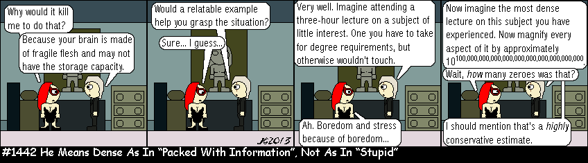 Don Josh #1442: He Means Dense As In “Packed With Information”, Not As In "Stupid"