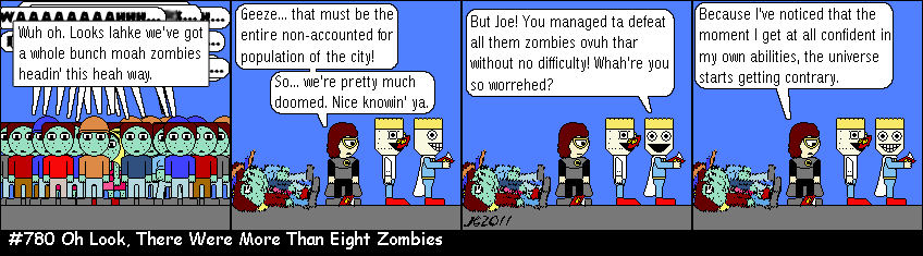 Don Josh  #780: Oh Look, There Were More Than Eight Zombies