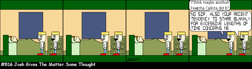 Don Josh #816: Josh Gives The Matter Some Thought