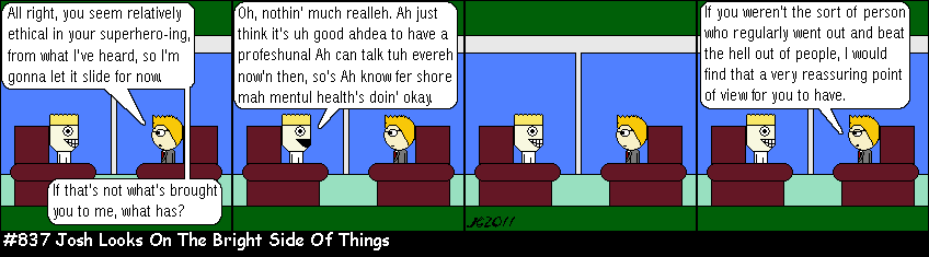 Don Josh #837: Josh Looks On The Bright Side Of Things