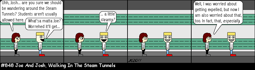 Don Josh #848: Joe And Josh, Walking In The Steam Tunnels