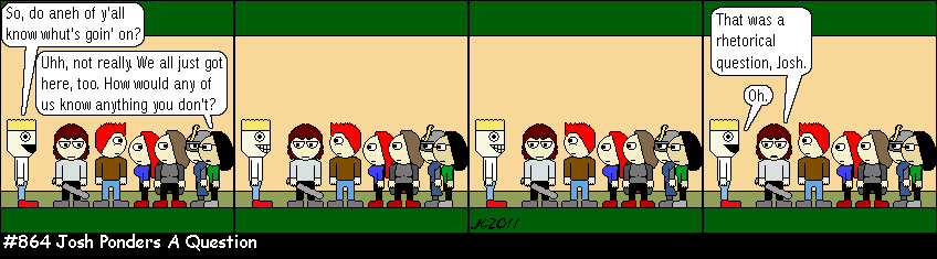 Don Josh #864: Josh Ponders A Question