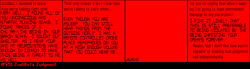 Don Josh #951: JoshBot’s Judgment