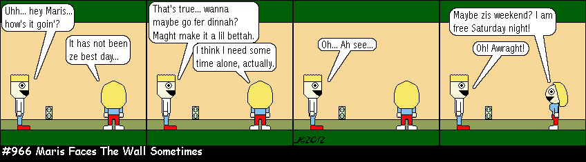 Don Josh #966: Maris Faces The Wall Sometimes