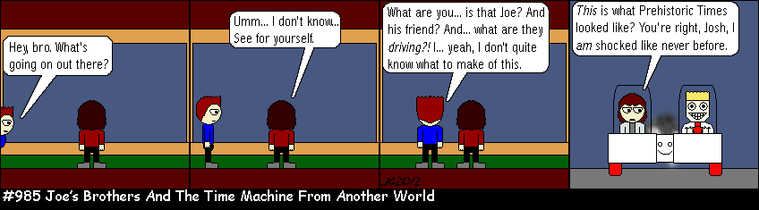 Don Josh #985: Joe’s Brothers And The Time Machine From Another World