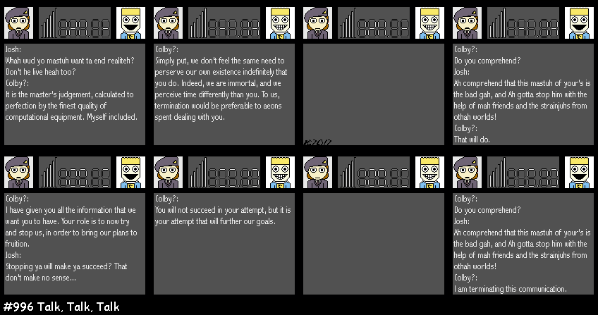 Don Josh #996: Talk, Talk, Talk