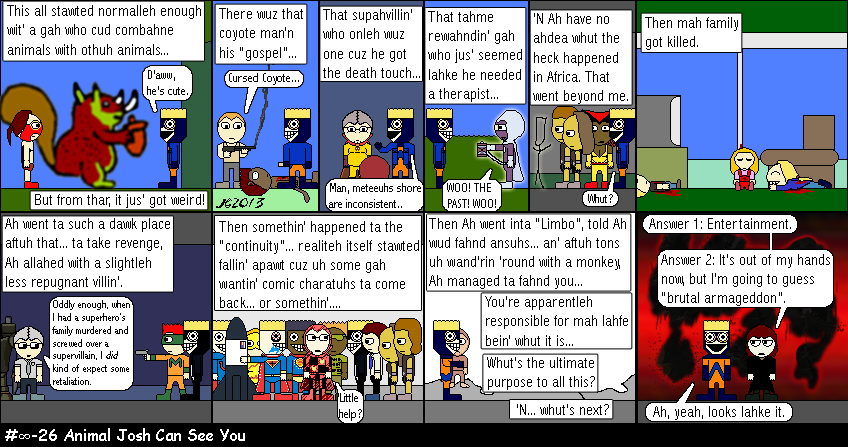 Don Josh #∞-26: Animal Josh Can See You