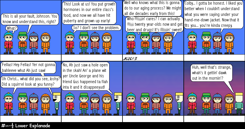 Don Josh #∞-½: Lower Esplanade