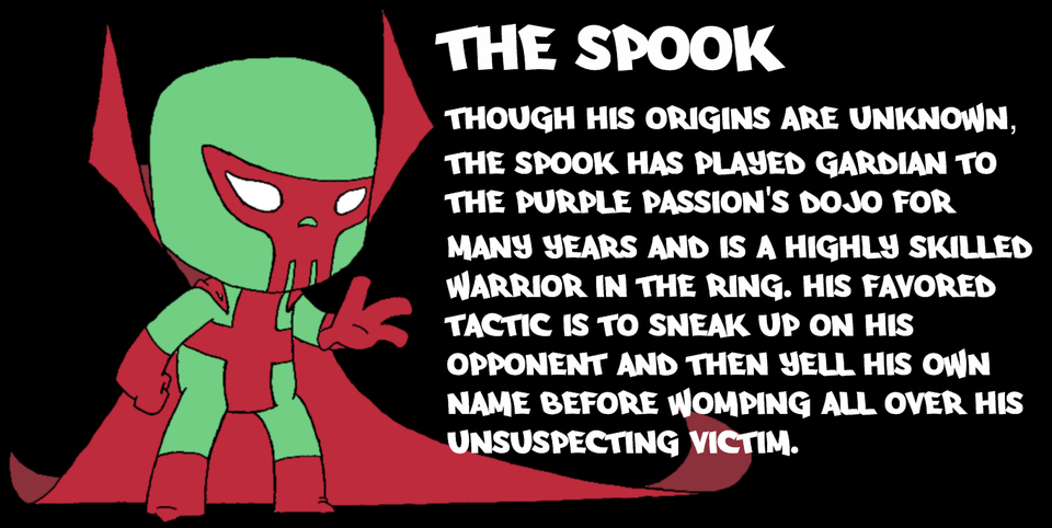 LUCHA WARS Character Bio #04: The Spook