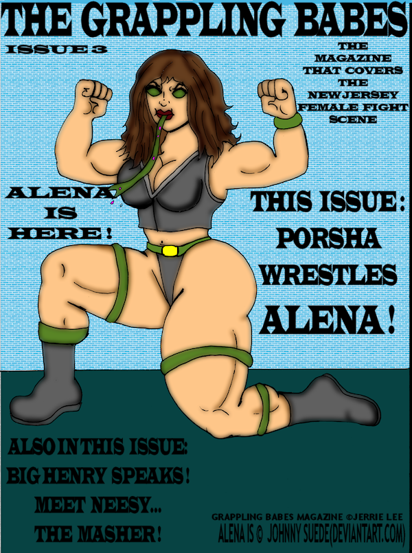 Grappling Babes Magazine(issue 3 cover)