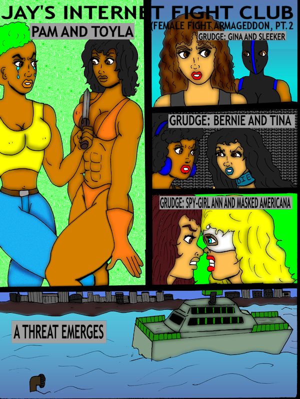 Jay's Internet Fight Club(Issue three)cover