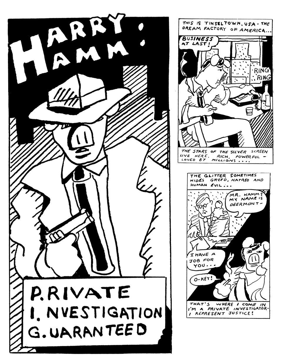 Harry Hamm: P.I.G. Page One