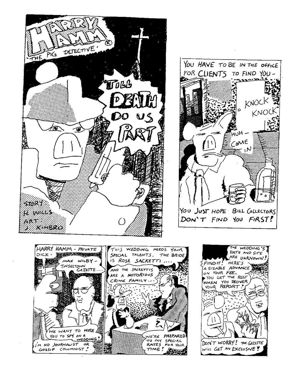 Harry Hamm 2 Till Death Do us Part: Page One