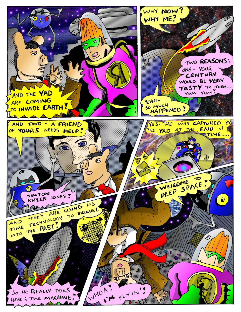 Harry Hamm 3 Strange Tale from the Future Page Five