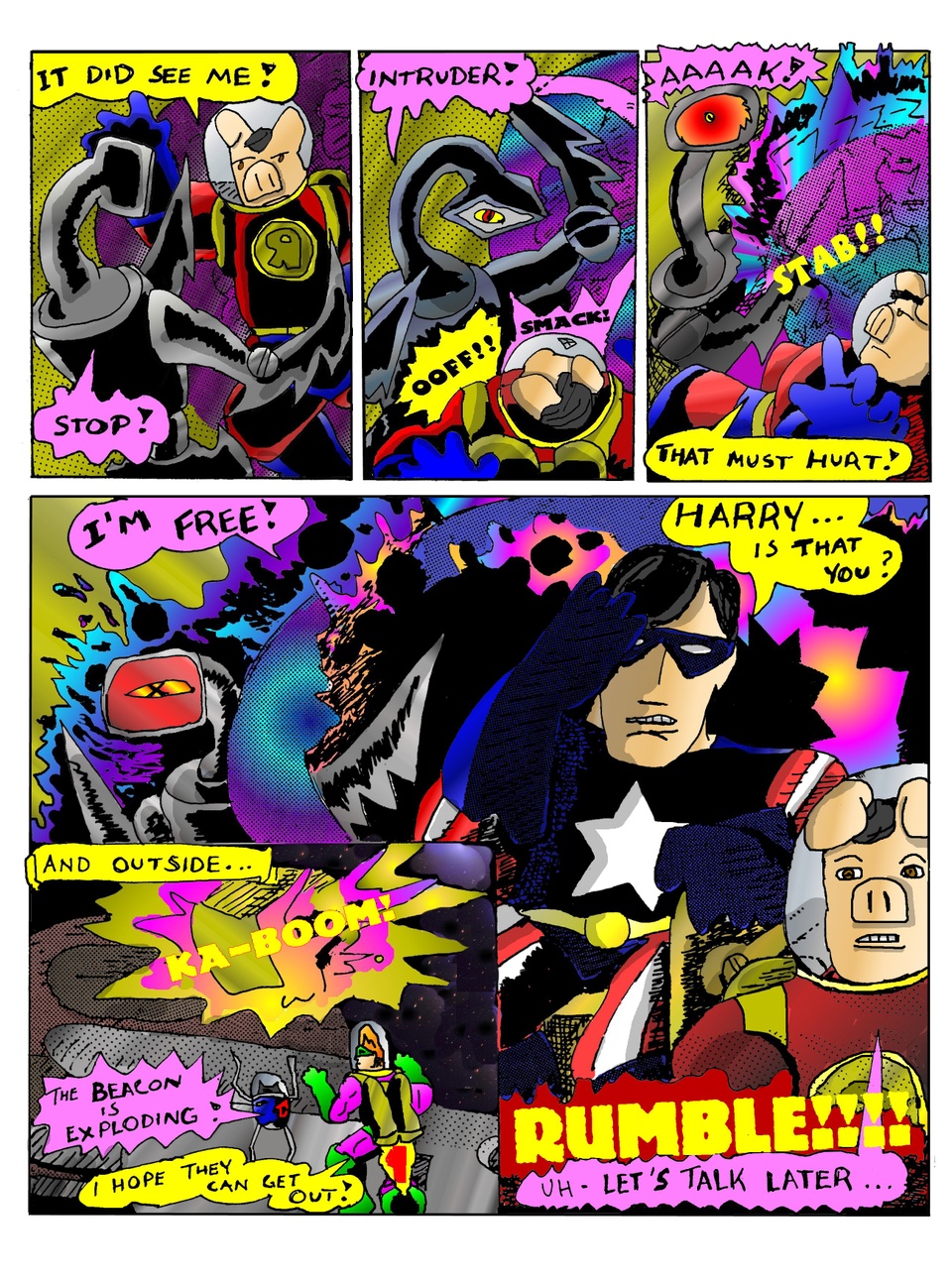 Harry Hamm 3 Strange Tale from the Future Page Nine